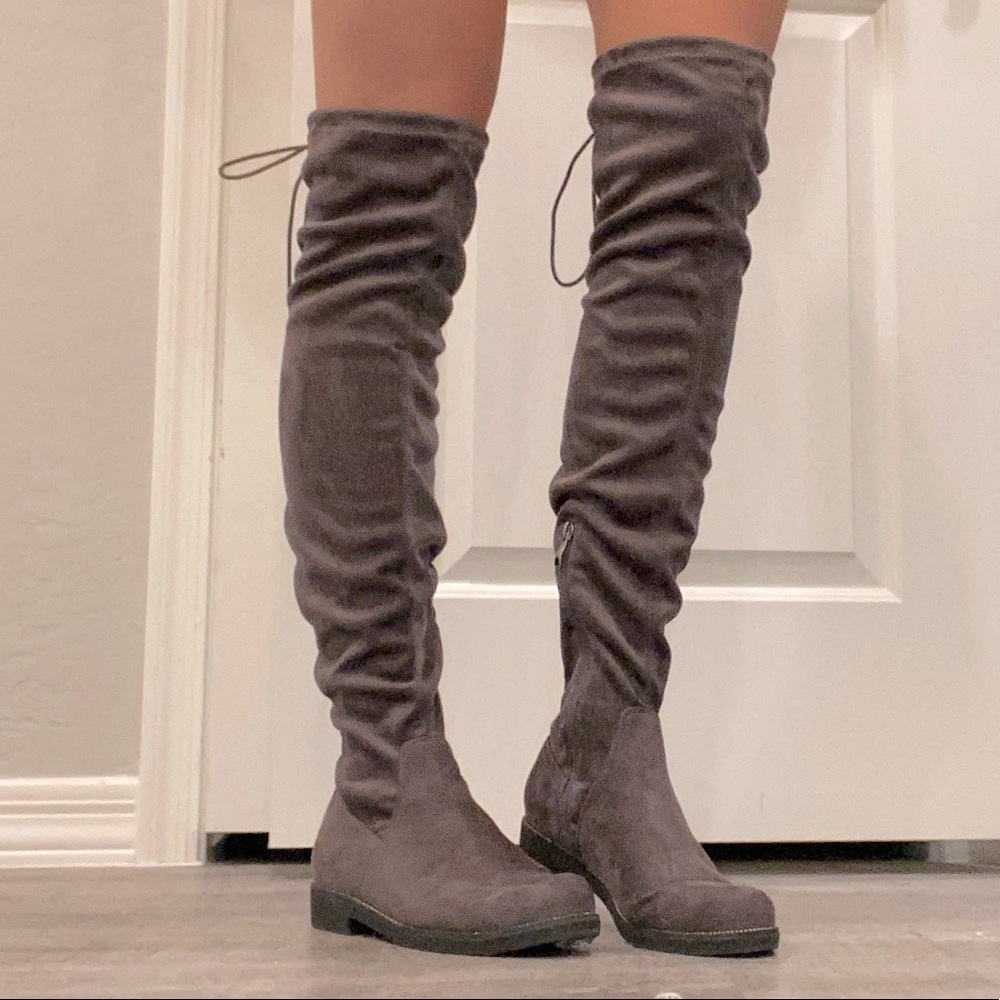 Rebel Over the knee Suede Boots